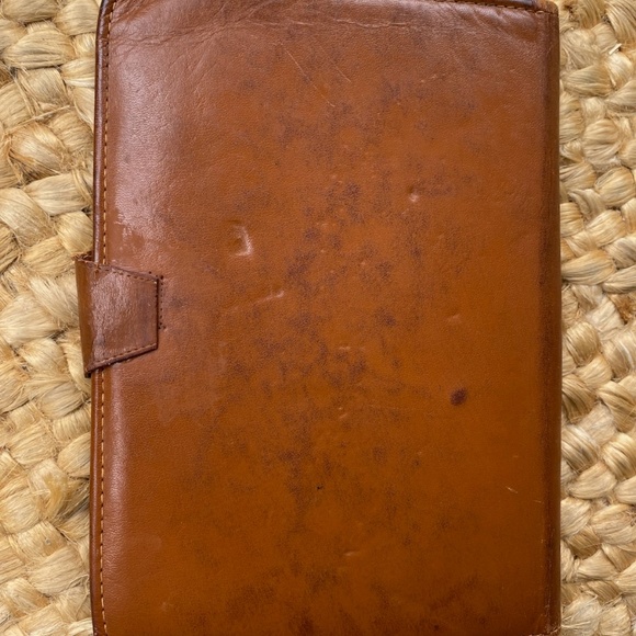 VTG 1950s Leather Writing Traveling Case Blotter Attache - Picture 7 of 10